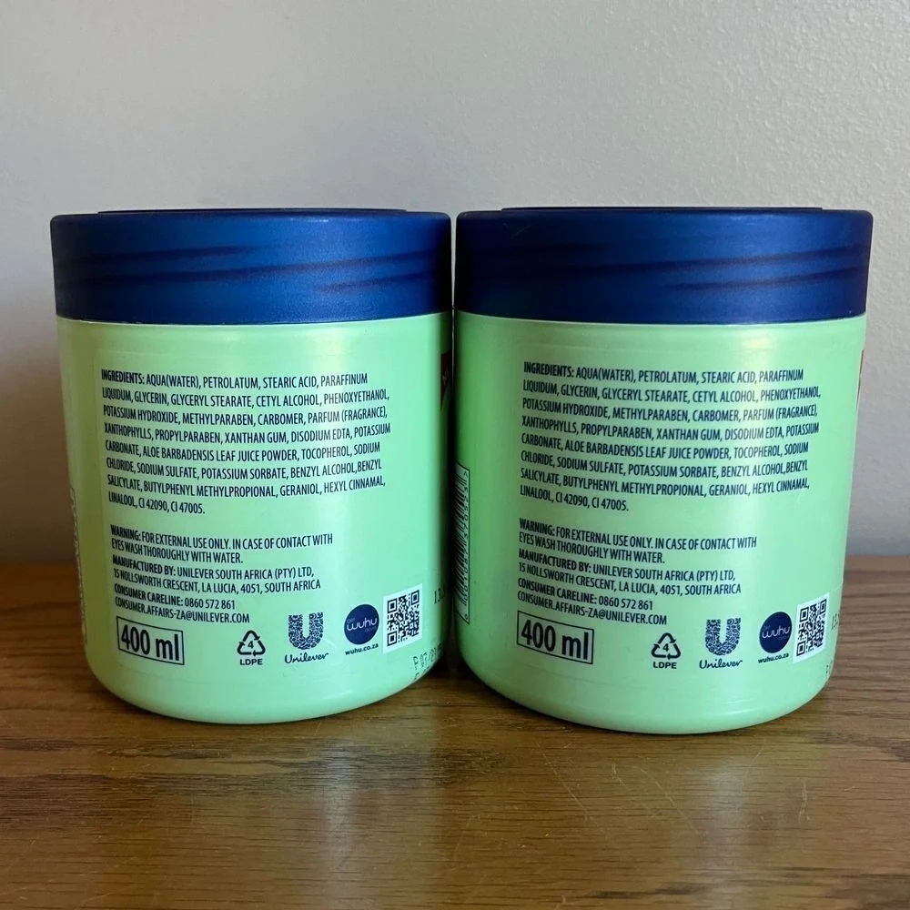 Vaseline Intensive Care Body Cream with Pure Aloe Aloe Soothe 13.5oz NEW x 2‎